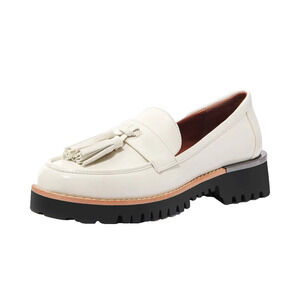 MUCCCUTE Loafers with Tassel Lug Sole Loafer Platform Chunky Heel Size 10